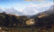 Albert Bierstadt The Rocky Mountains, Lander's Peak France oil painting artist